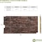 Ekena Millwork 45 3/4"W x 24 1/2"H x 1 1/4"D Canyon Ridge Stacked Stone Faux Stone Siding Panel Canyon Brown PNU24X48CNCB - alternate 3